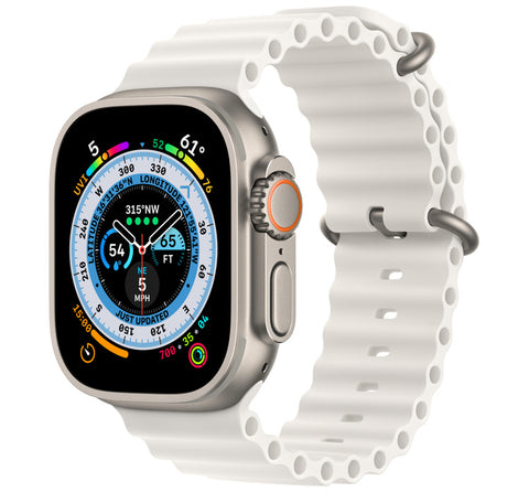 Apple Watch Ultra (49mm, Titanium, White Ocean Band)