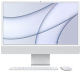 iMac 24" Apple M1 chip with 8-core CPU with 4 performance cores and 4 efficiency cores/ 7-core GPU/ 16-core Neural Engine/ 8GB unified memory/ 256GB SSD storage/ Two Thunderbolt / USB 4 ports